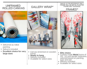 Mountain Painting on Canvas Oil Painting on Canvas Large Wall Art Landscape Painting Living Room Wall Art Original Painting Lake Art Gift by Sona Casa