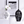 Black and White Oval Vase Set, 10