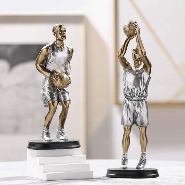 Set of 3, Basket Ball Player Statues for Home Décor by Accent Collection Home Decor