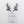 Wooden Deer Clock for Home Décor White / 7.5*20 Inch by Accent Collection Home Decor